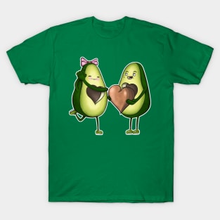 avocado love, avocado valentine T-Shirt